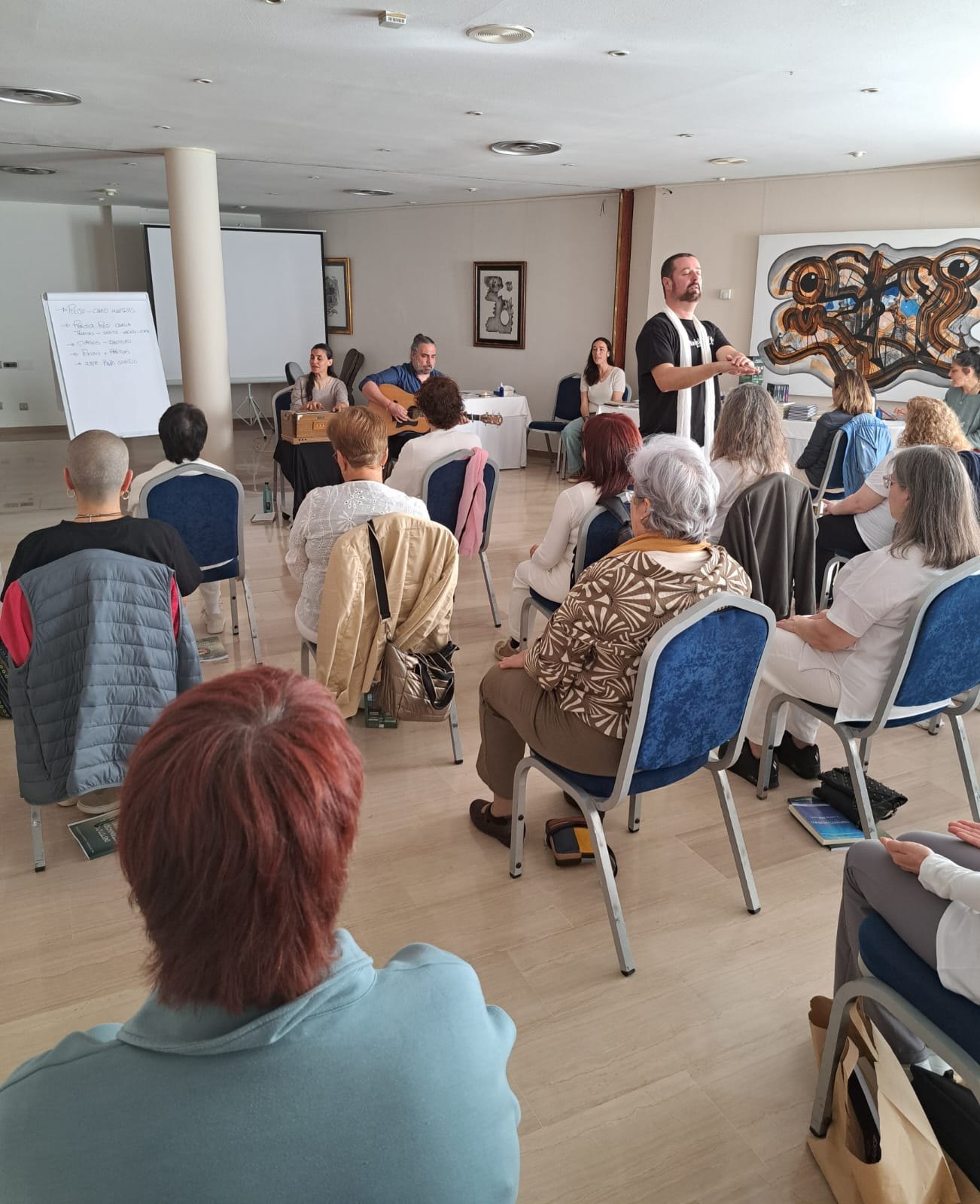 JavierMa en formación de Reiki Barcelona