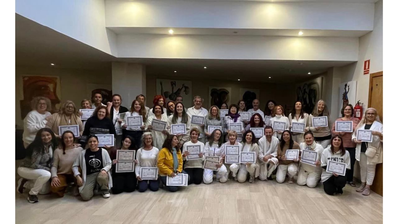 Grupo Maestría Reiki certificados Sitges
